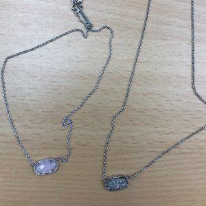Set of 2 Kendra Scott Elisa Necklaces